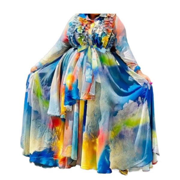 NtoshiMart Multi Color Maxi Dress